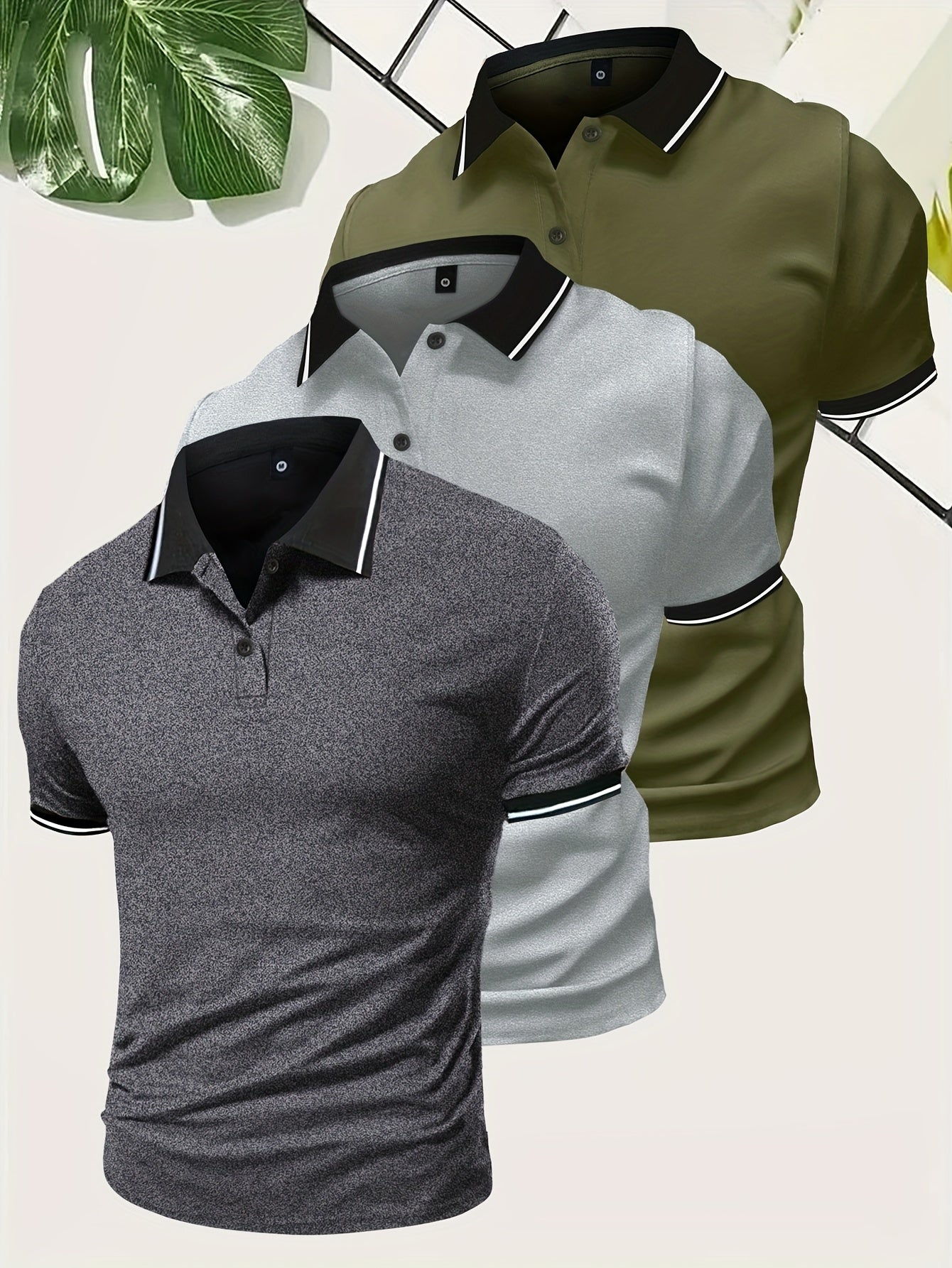 Polo casual pour homme style urbain – Élégance décontractée pour sorties et loisirs