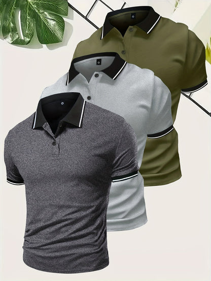 Polo casual pour homme style urbain – Élégance décontractée pour sorties et loisirs