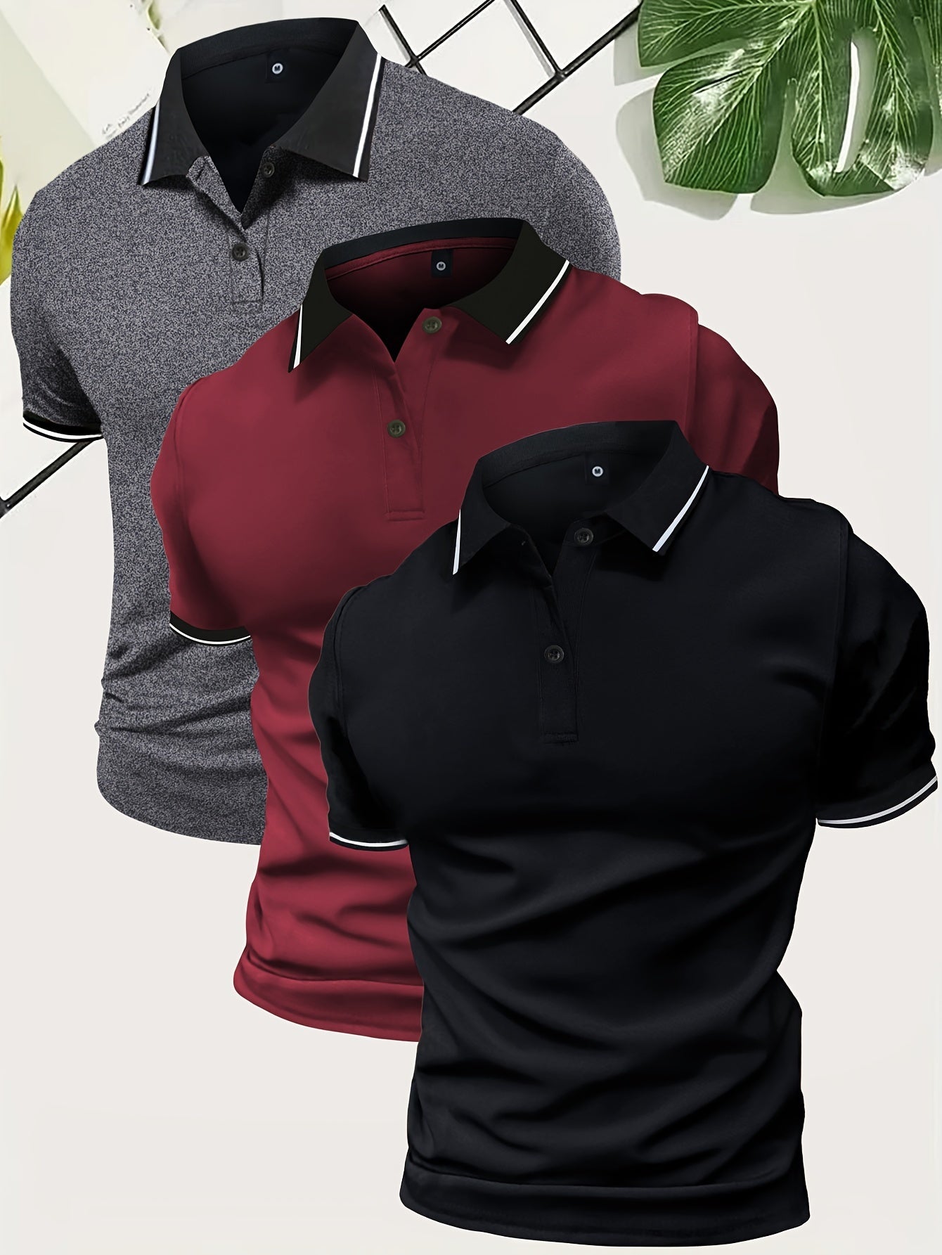 Polo casual pour homme style urbain – Élégance décontractée pour sorties et loisirs