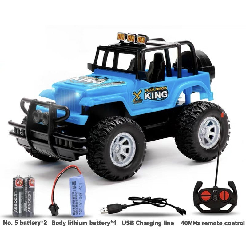 Voiture Télécommandée Tout-Terrain pour Garçons – Style 4x4 Off-Road, Jouet Radiocommandé pour Enfants 1 à 12 Ans