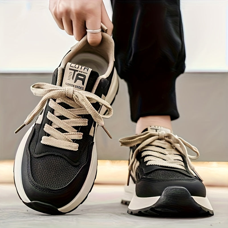 Herresneakers i preppy stil til afslappet hverdagsbrug