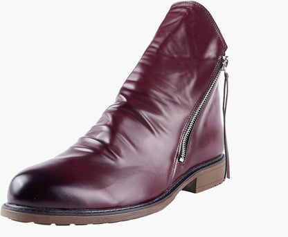 Eleganta zipboots för män med avslappnad urban stil