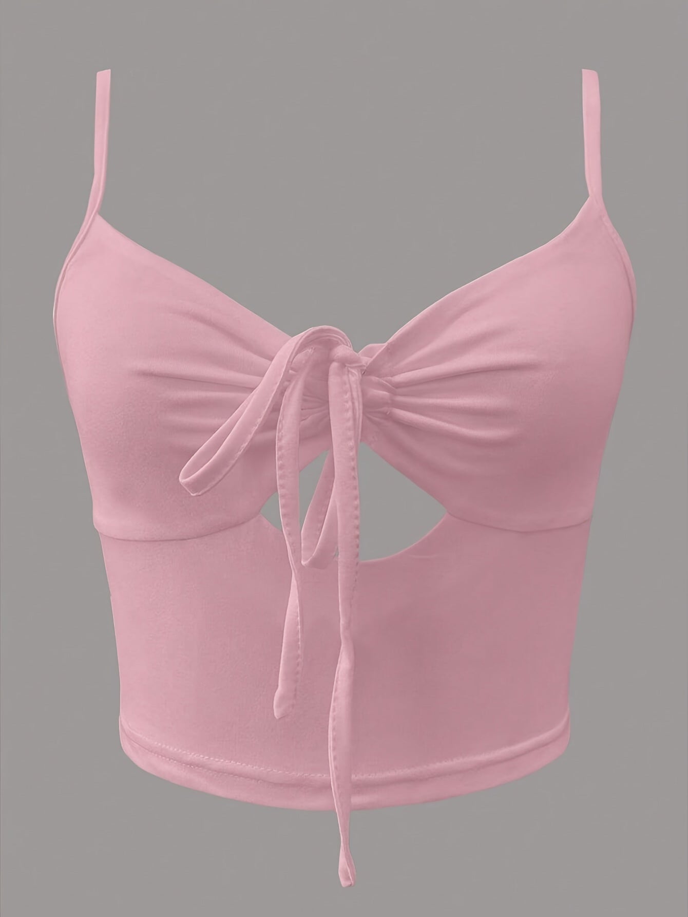Women's tie-front crop top, modern style for daily use