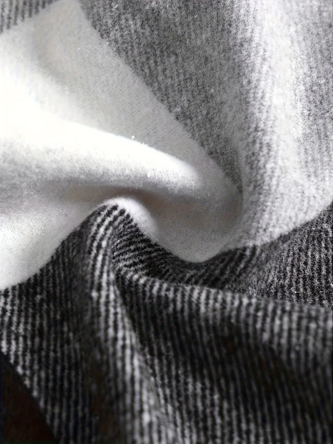 Veste à capuche homme à carreaux noir et blanc à boutonnage simple