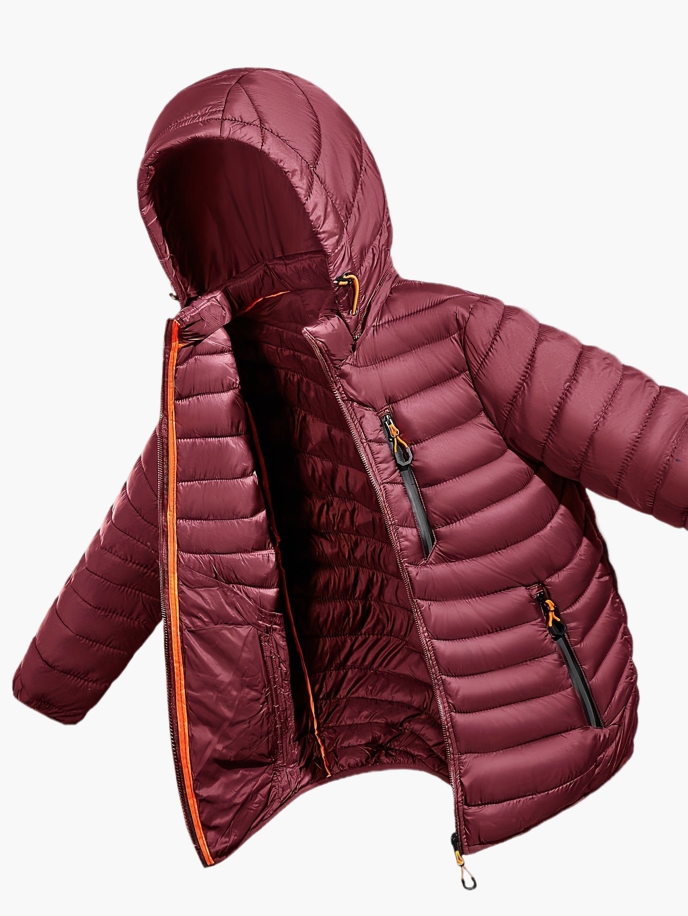 Men's Quilted Jacket Urban Style Versatile for Outdoor Activities