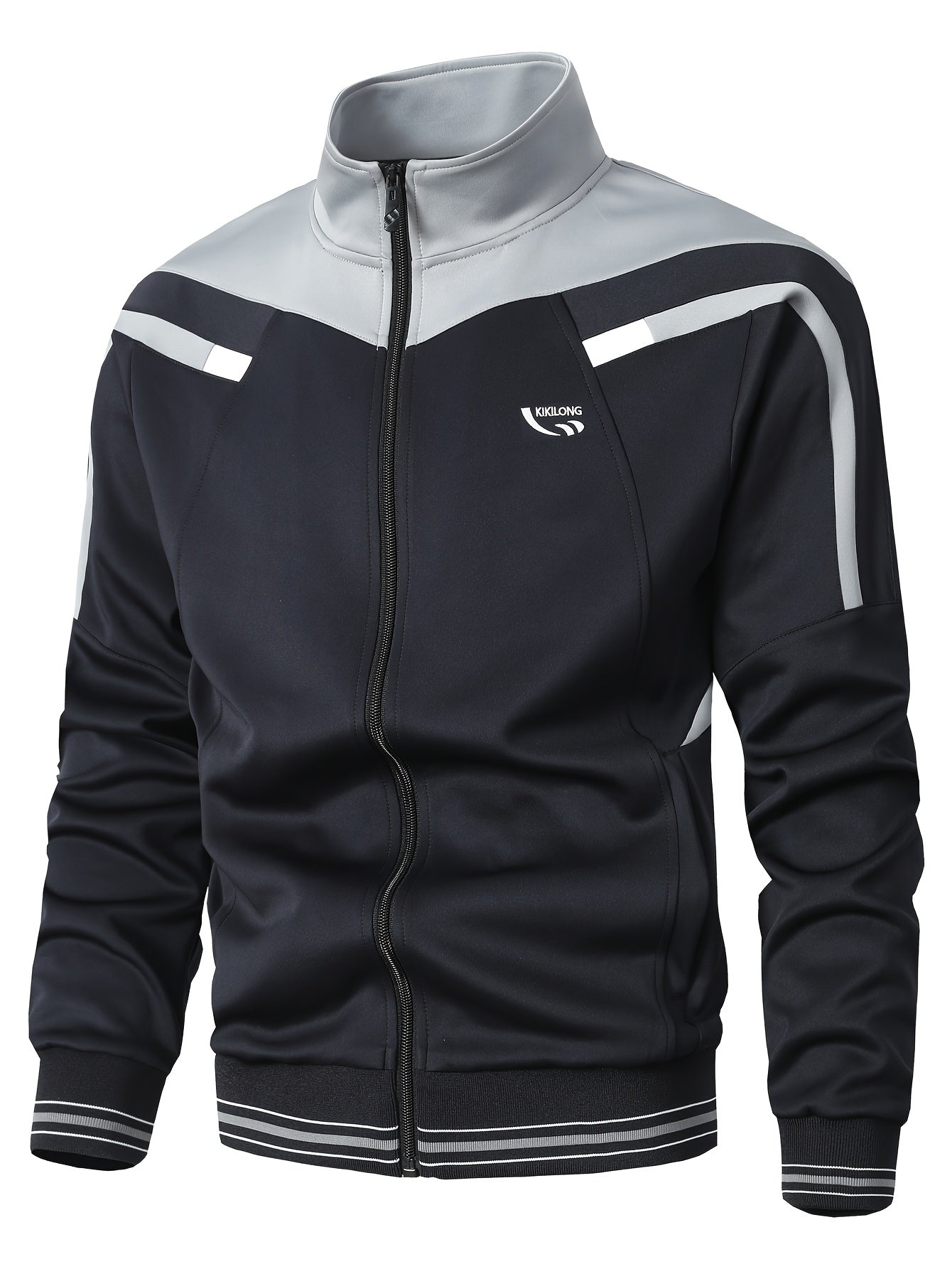 Ensemble de survêtement Homme, Veste et Pantalon Bicolore à Rayures