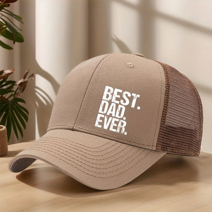 Casquette style trucker pour homme - Meilleur Papa - Accessoire décontracté fête des pères