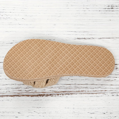 Bohémiska platta sandaler för kvinnor för sommaren, komfort och avslappnad elegans