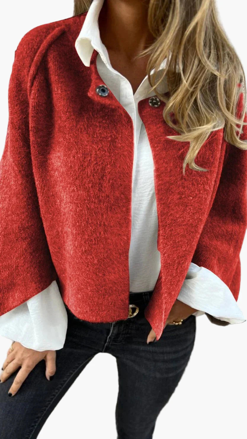 Chaqueta elegante para mujer estilo moderno para atuendo diario chic
