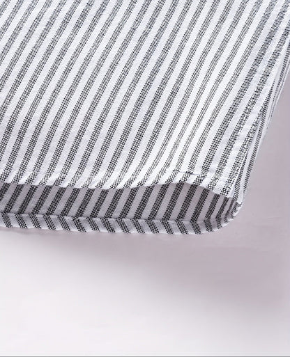 Chemise décontractée à rayures pour homme – Style polyvalent pour le quotidien et les loisirs