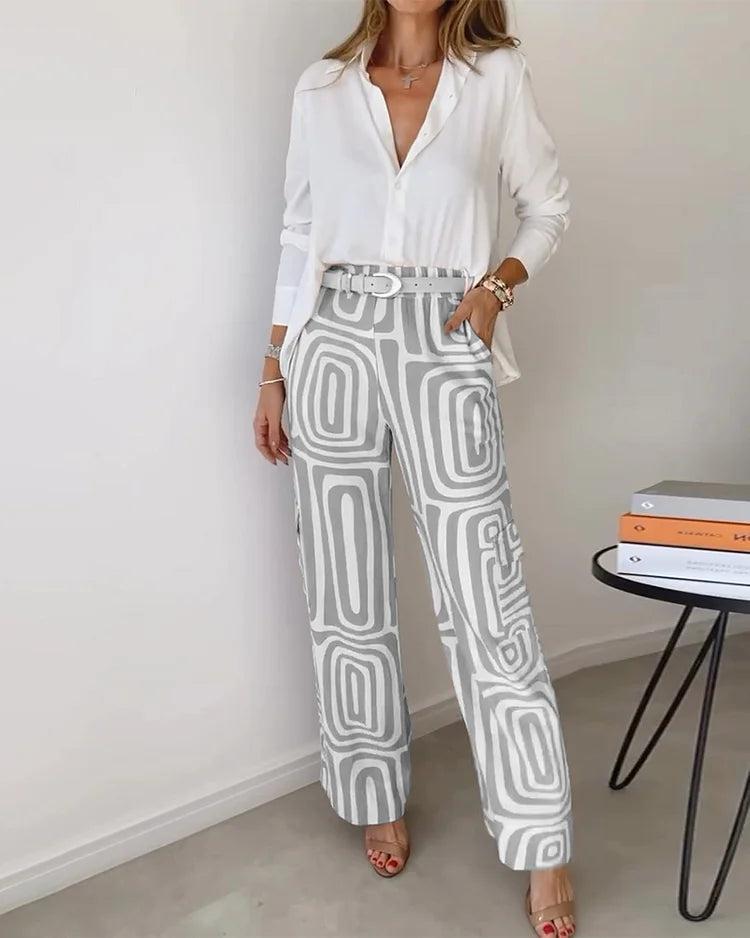 Lorenza™- Conjunto Casual de Dos Piezas