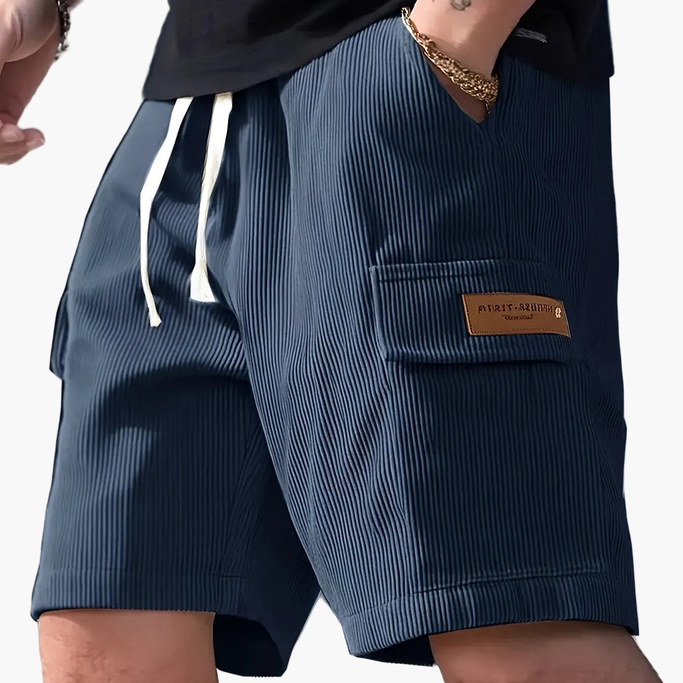 Short casual uomo stile urbano per uso quotidiano e tempo libero