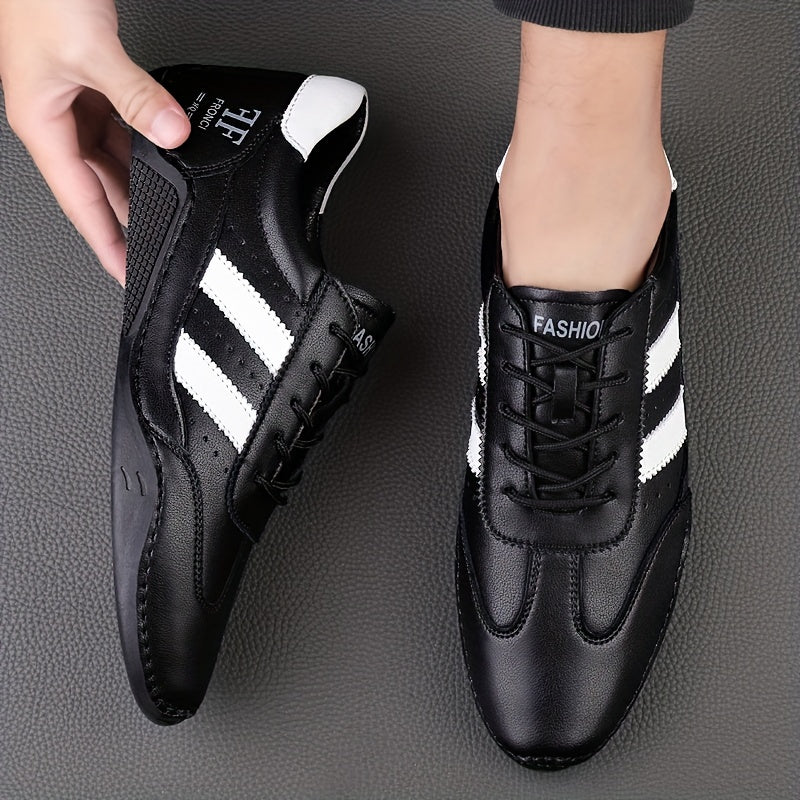 Sneakers décontractées homme style urbain à lacets pour loisirs et ville