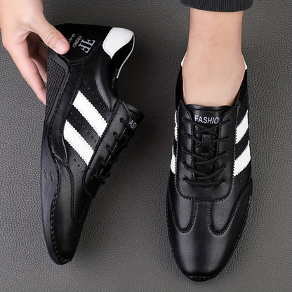 Sneakers décontractées homme style urbain à lacets pour loisirs et ville