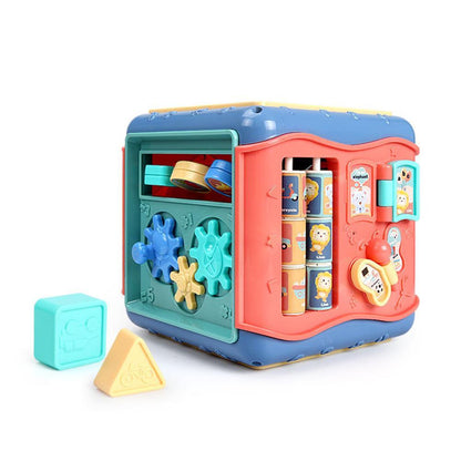 Jouet éducatif Montessori enfant – Cube d'activités sensoriel et mathématique
