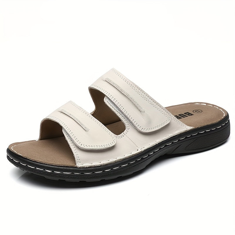 Sandales confort pour homme à enfiler, style décontracté, idéales pour tous les jours