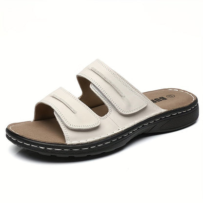 Sandales confort pour homme à enfiler, style décontracté, idéales pour tous les jours
