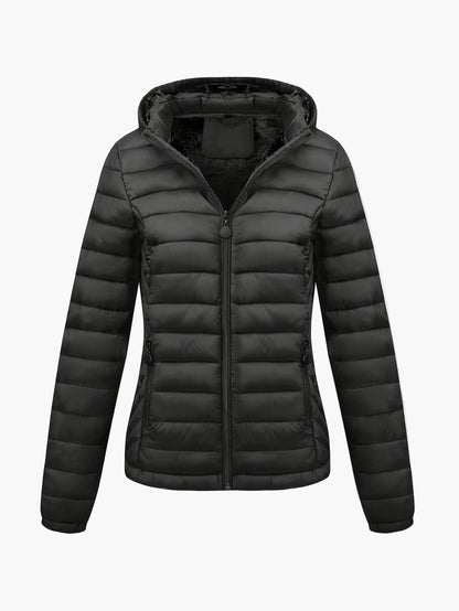 Women's Hooded Down Jacket Versatile Urban Style