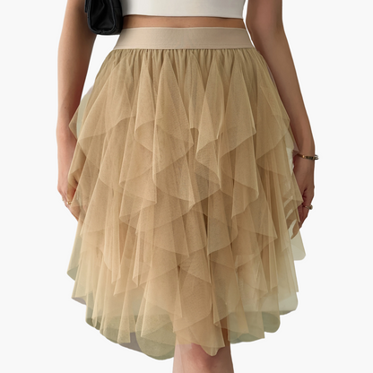 Eleganter Damen-Tutu-Rock im Tänzerinnen-Stil für festliche oder alltägliche Outfits