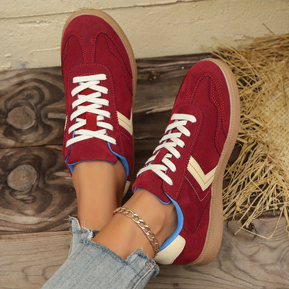 Baskets décontractées pour femme style rétro urbain