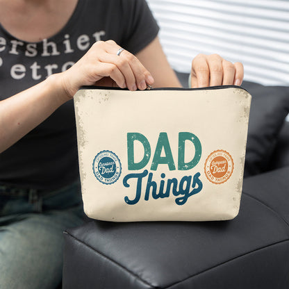 Astuccio da Viaggio Vintage per Uomo – Pochette Organizer Stile Retrò per Accessori e Oggetti di Papà