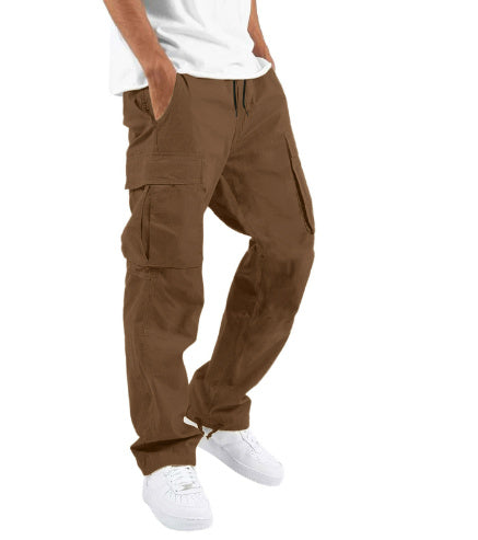 Pantalon cargo homme coupe droite style urbain et fonctionnel