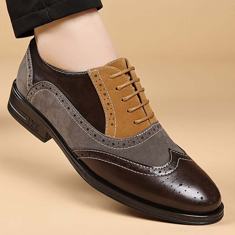 Chaussures habillées homme style brogue élégantes pour affaires et occasions formelles