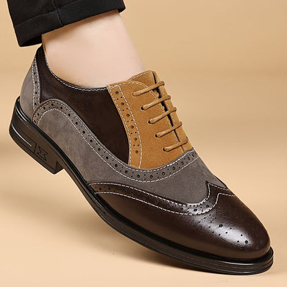 Chaussures habillées homme style brogue élégantes pour affaires et occasions formelles