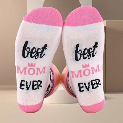 Women's novelty socks - Best Mom in the World - Original Mother's Day gift