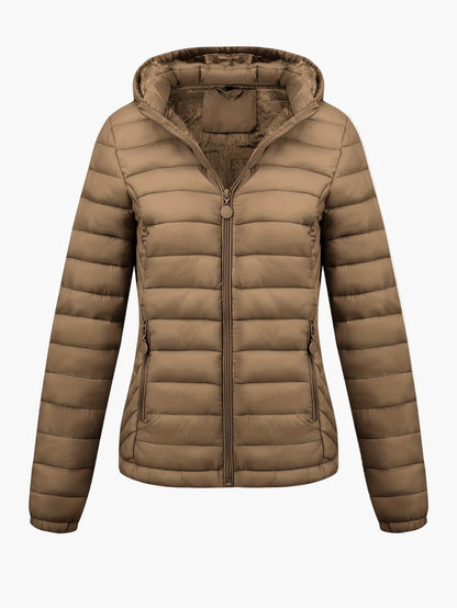 Women's Hooded Down Jacket Versatile Urban Style