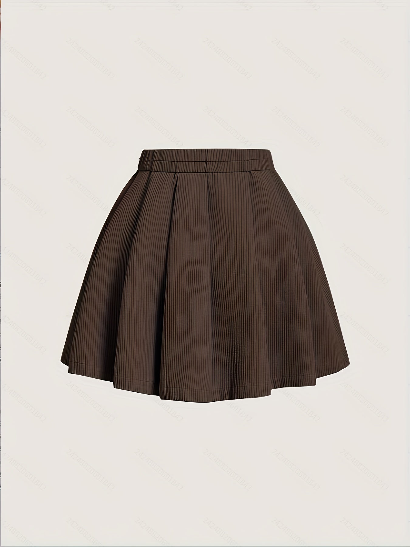 Plissé trapeze rok voor dames, elegante casual stijl