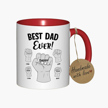 Tazza Regalo Uomo – Tazza "Miglior Papà di Sempre" Personalizzabile per Papà, Stile Festa del Papà, Ideale per la Famiglia