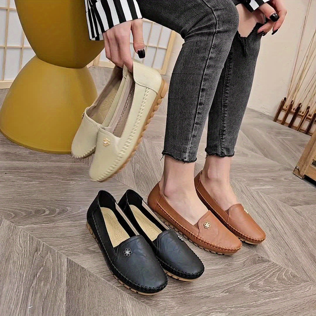 Mocassins décontractés pour femme style penny loafer confort quotidien