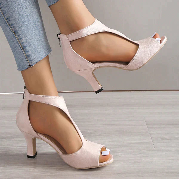 Dames pumps met middelhoog hakje, elegante avondstijl