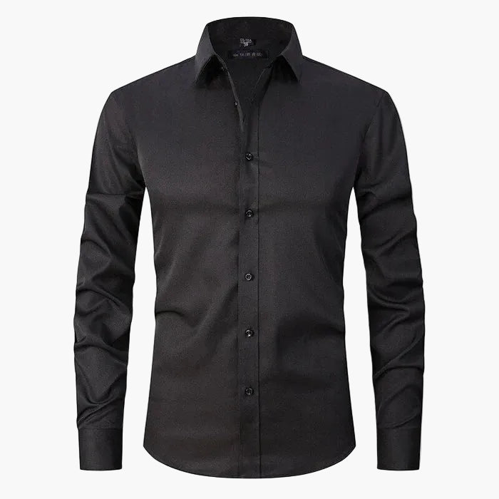 Chemise Slim Fit Homme Élégante Business & Casual – Manches Longues, Style Moderne