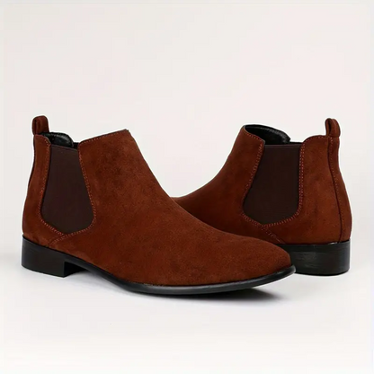 Bottes Chelsea classiques pour homme style polyvalent urbain