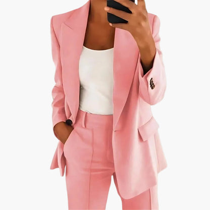 Tailleur Pantalon Femme Élégant Style Moderne pour Bureau et Occasions Spéciales