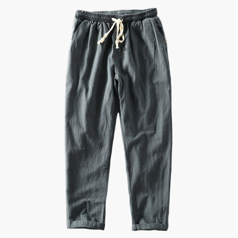 Herrenhose im japanischen urbanen Stil – Gerade, vielseitige Passform