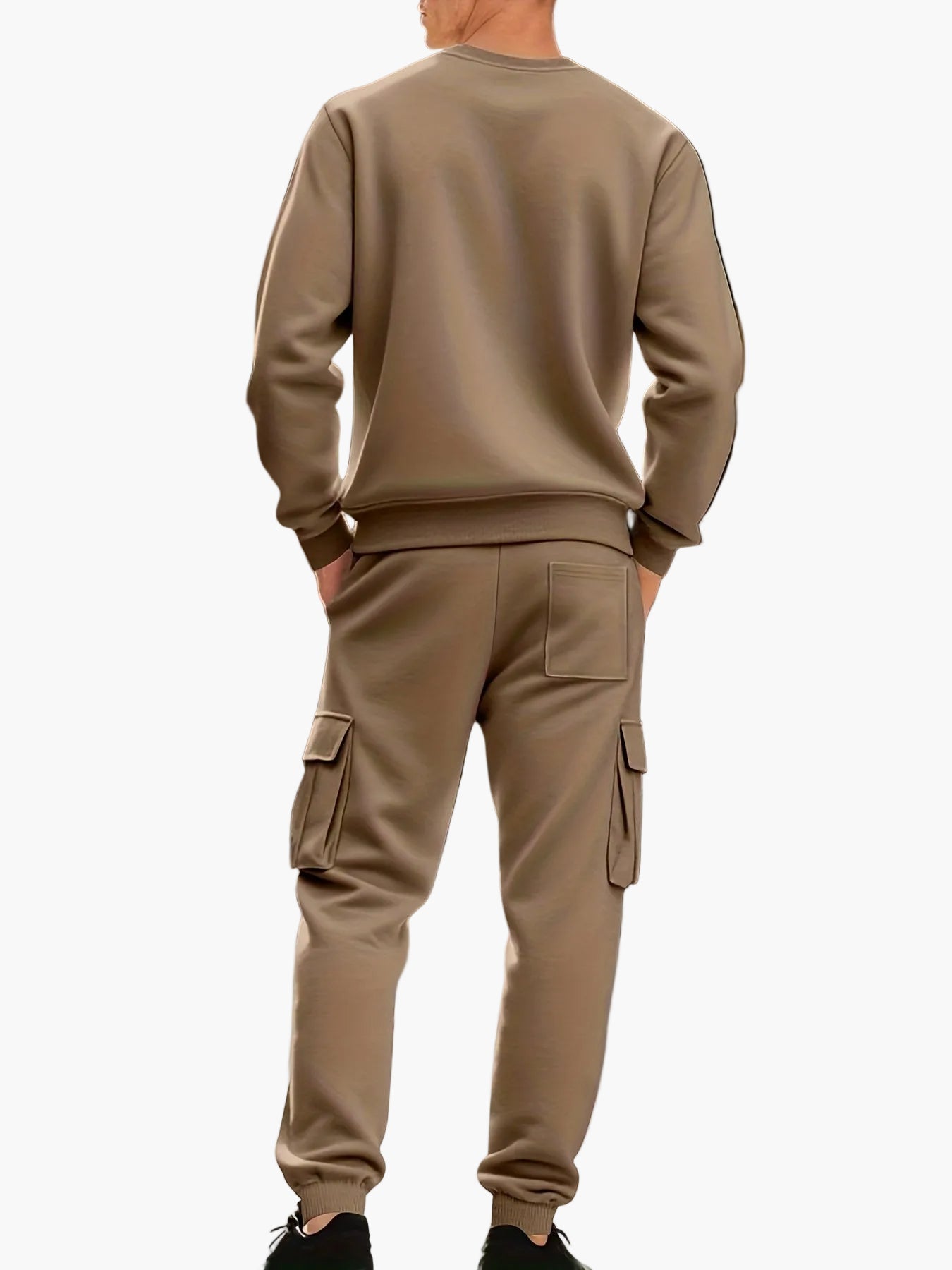Ensemble de survêtement décontracté pour homme style cargo – Idéal sport et détente