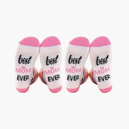 Women's novelty socks - Best Mom in the World - Original Mother's Day gift