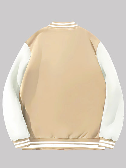 Ensemble Homme Veste Teddy Baseball et Pantalon de Jogging Sport