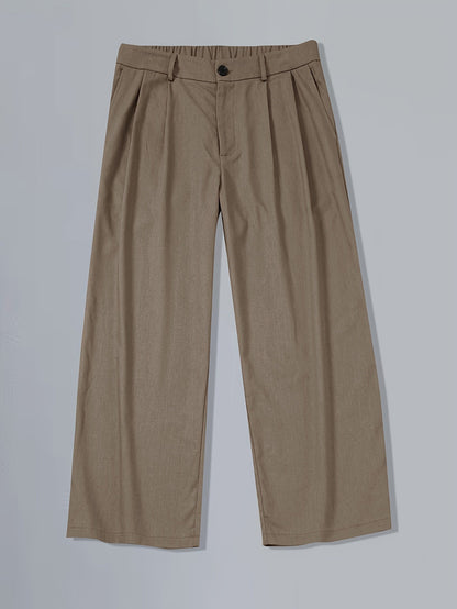 Pantalon large homme style vintage élégant pour look urbain moderne