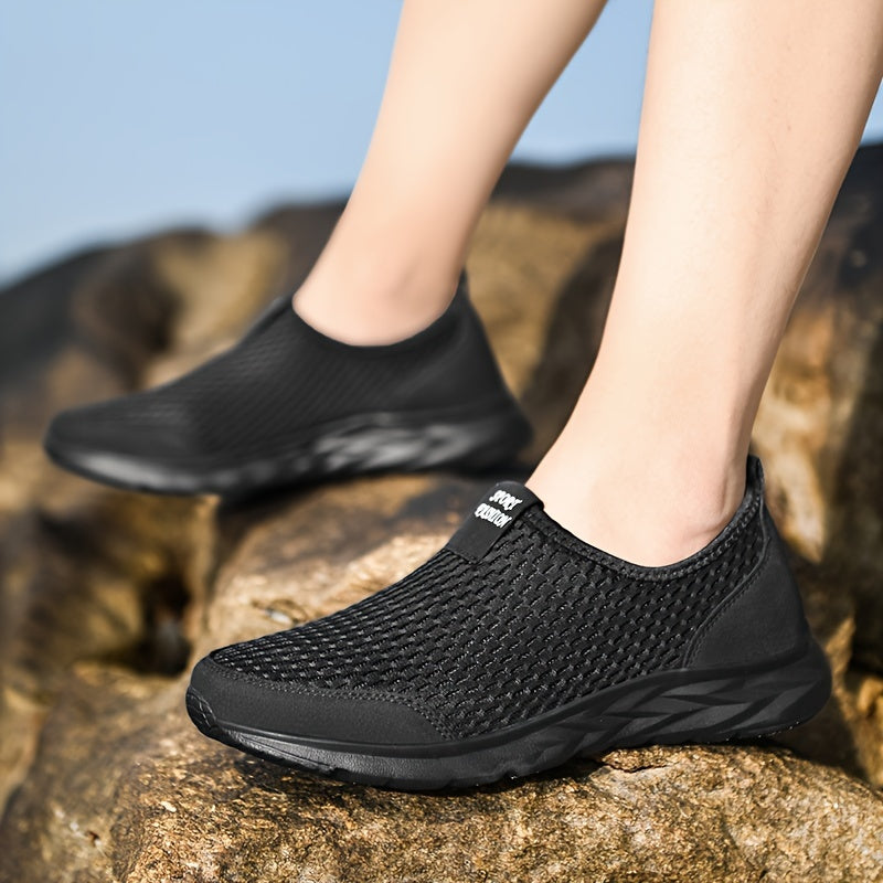 Atmungsaktive Slip-On-Sneaker für Damen, vielseitig und lässig