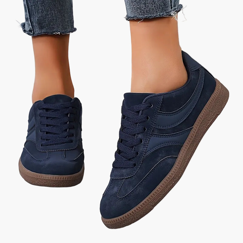 Baskets décontractées vintage pour femme, style urbain polyvalent