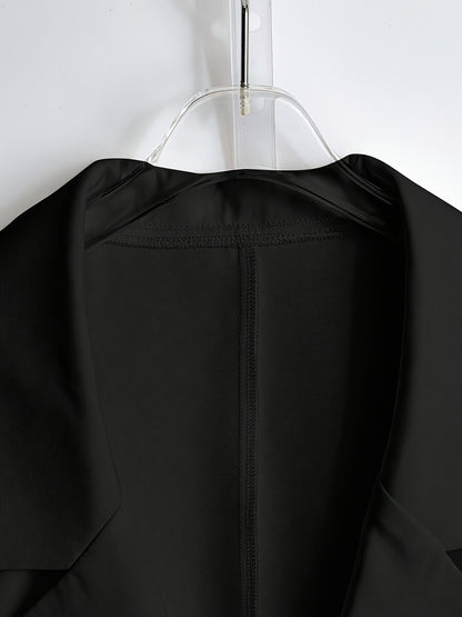 Gilet Blazer Femme Élégant Sans Manches Style Tailleur pour Printemps Été