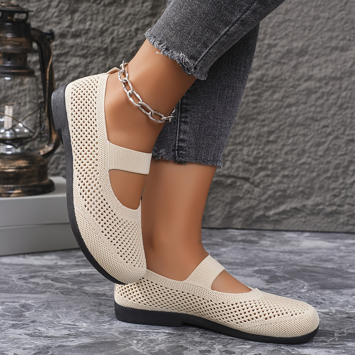 Chaussures Mary Jane Femme Confortables et Respirantes pour la Marche Quotidienne