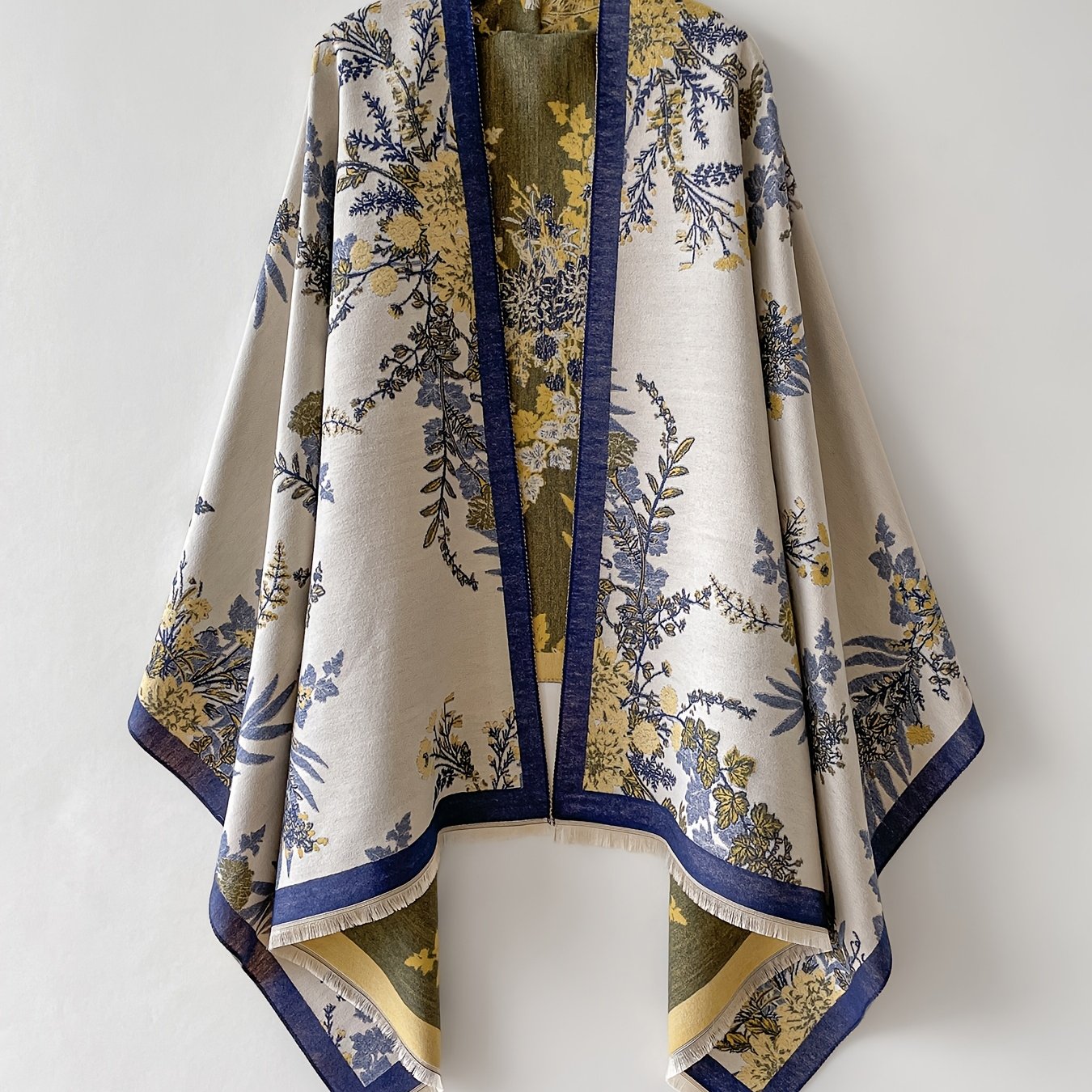 Eleganter Damen-Kimono mit floralem Druck im lässig-chicen Stil