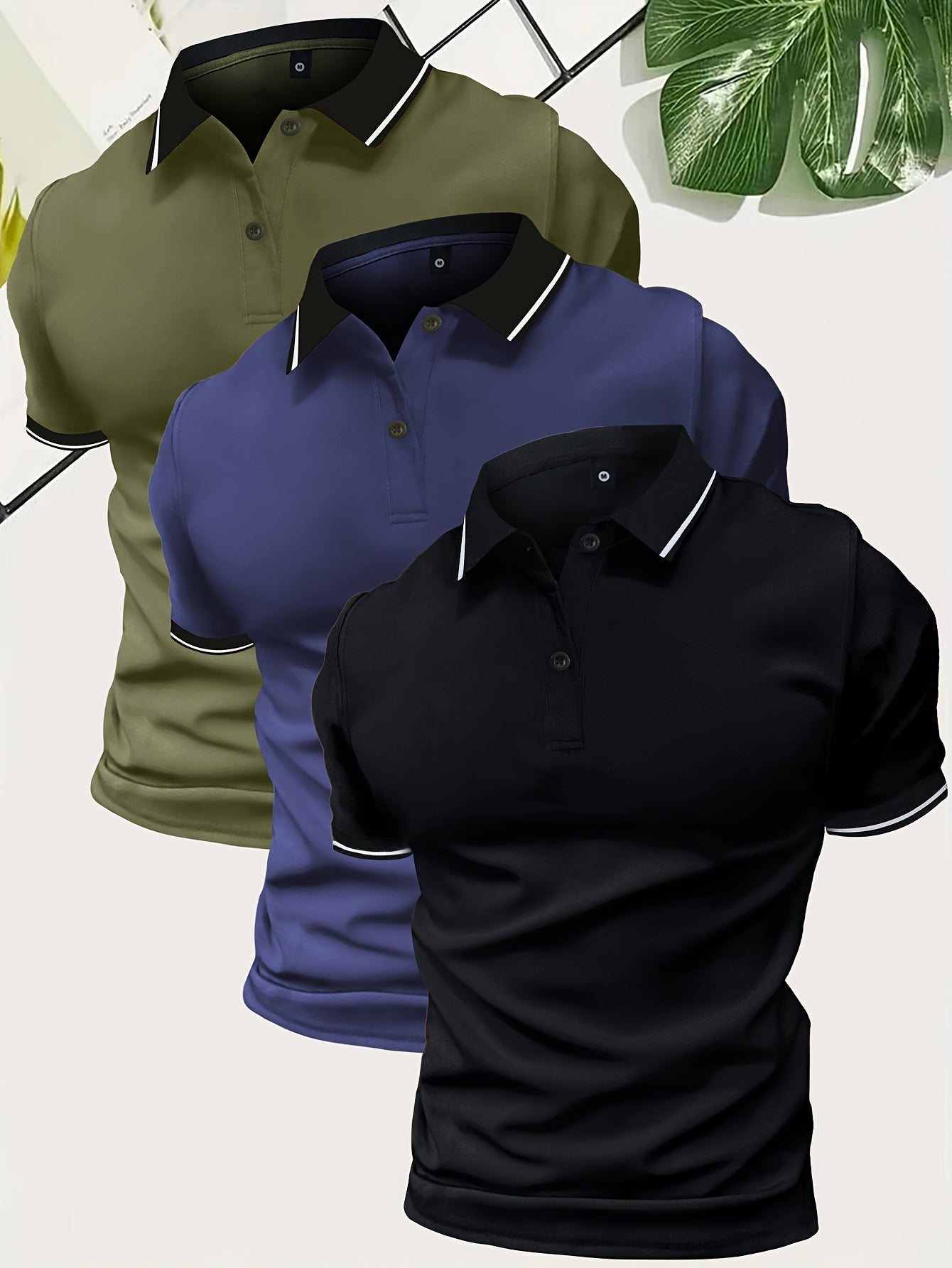 Polo casual pour homme style urbain – Élégance décontractée pour sorties et loisirs