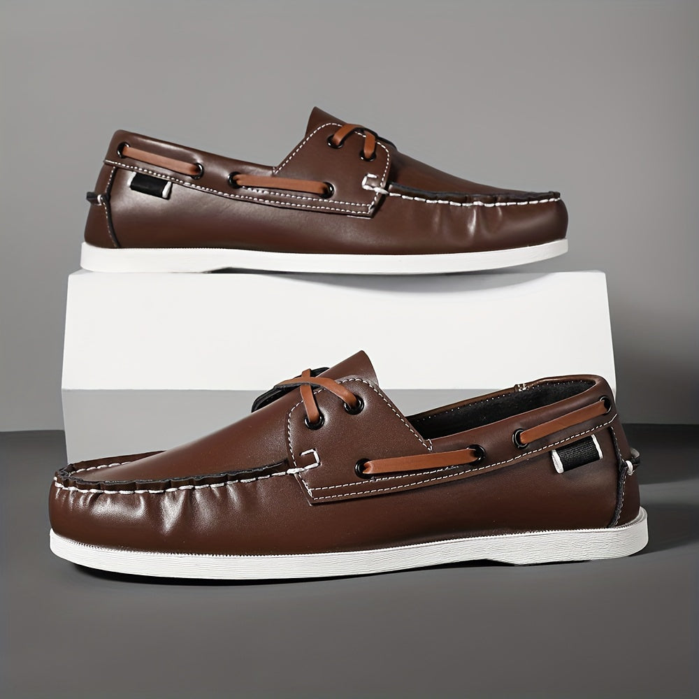 Mocassins bateau homme style décontracté urbain pour loisirs et sorties