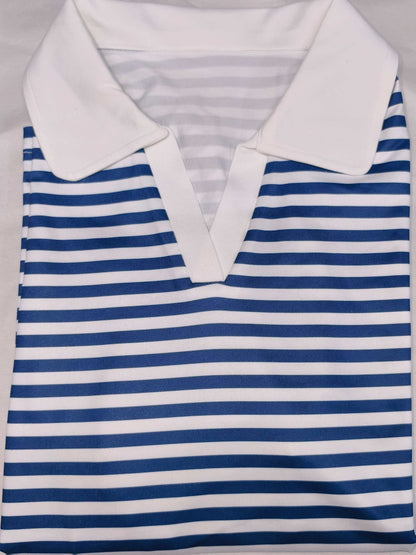 Polo a maniche corte stile preppy da donna – Eleganza casual e fascino senza tempo